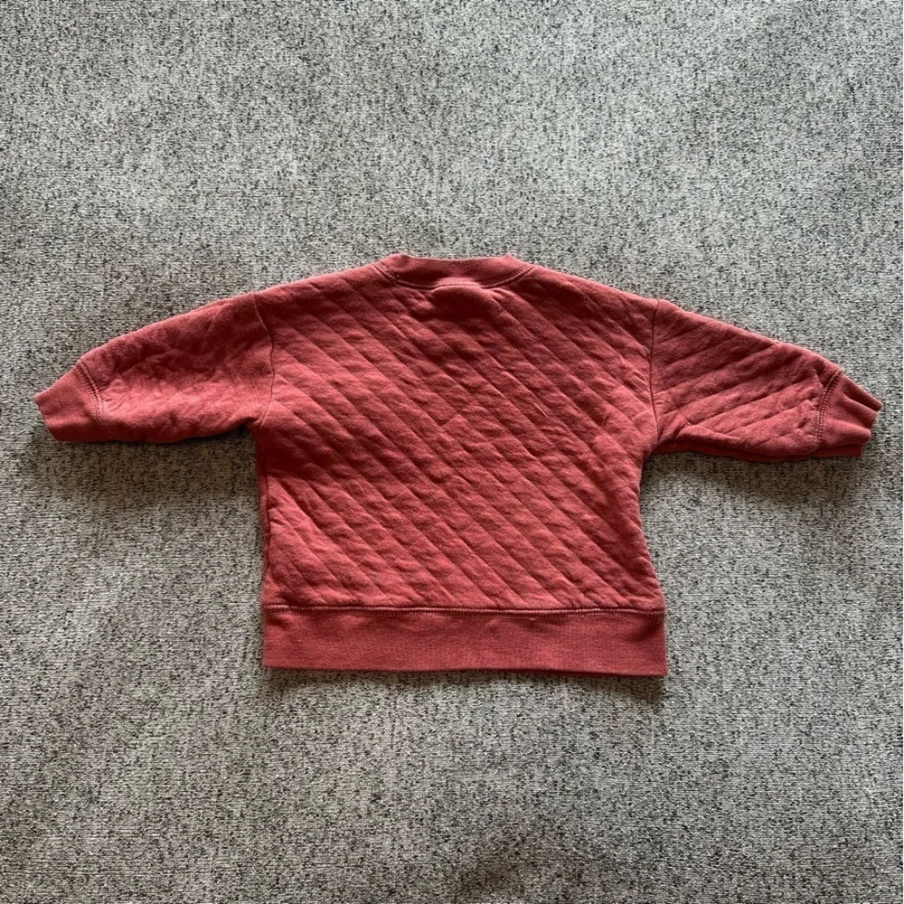 🌟3/$20🌟 Carter’s Just One You Quilted Sweatshirt Top Size 6M